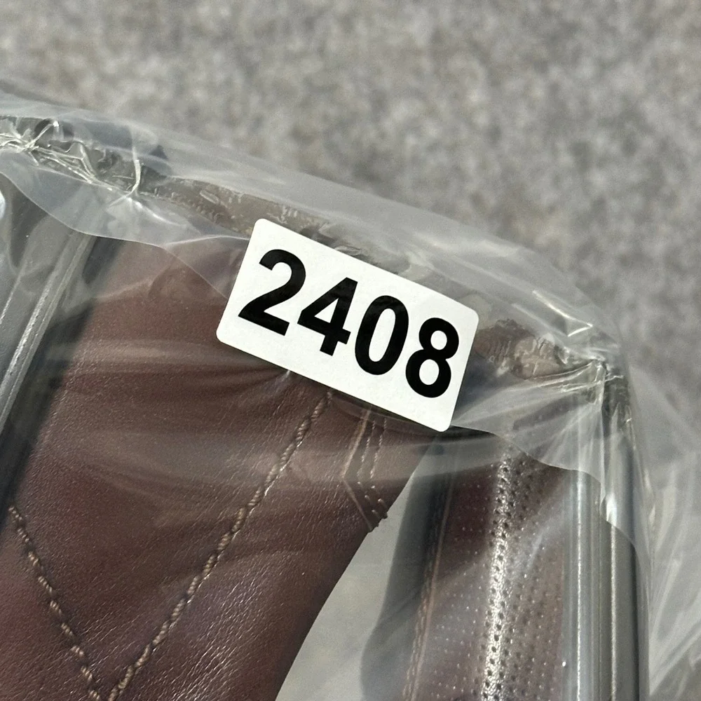 ECCO Minneapolis Perf Bike Tie Men's Size 6 Brown‎ Leather Dress Shoes
